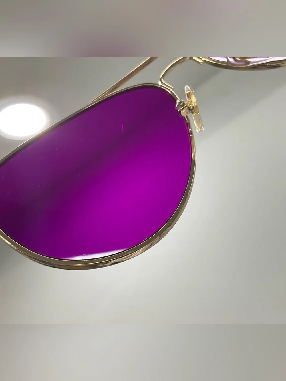 Rainbow Optx awakening Magenta Aviator sunglasses  Mood-Boosting